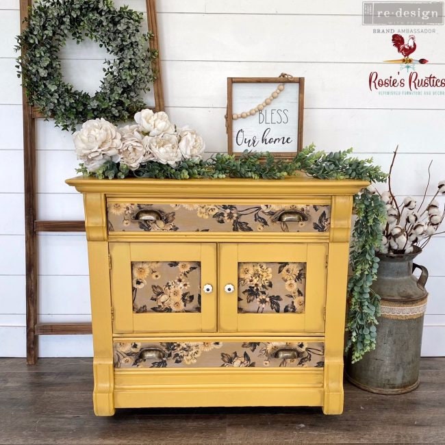 Decoupage Decor Tissue Paper - Vintage Wallpaper | 19”x30” | Redesign with Prima