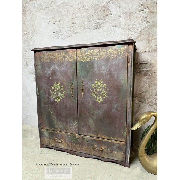 Decor Stencil - Glam Punk | 5 pc overlays, 12”x12” | Steampunk | CeCe | Redesign with Prima