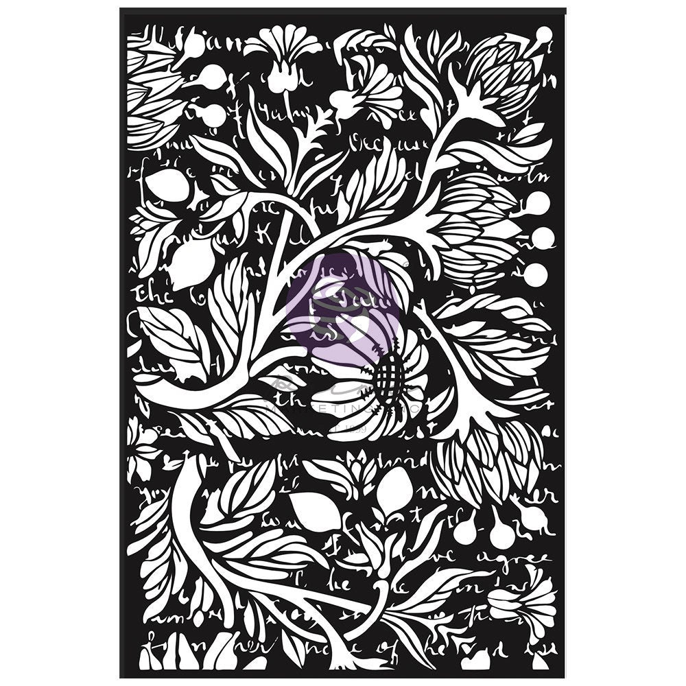Decor Stencil - Secret Letters | Finnabair | 1 pc-6”x9” | Redesign with Prima