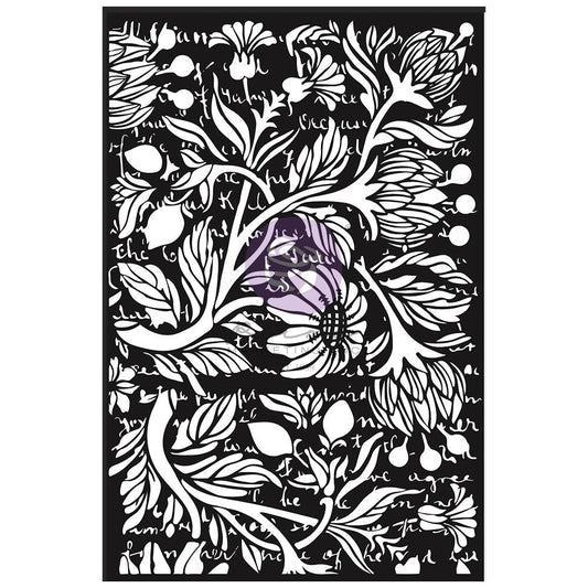Decor Stencil - Secret Letters | Finnabair | 1 pc-6”x9” | Redesign with Prima