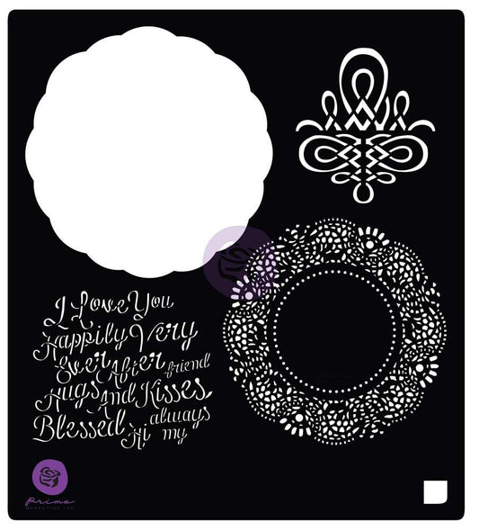 Decor Stencil - Vintage Emporium Doily | 6”x6” | Redesign with Prima