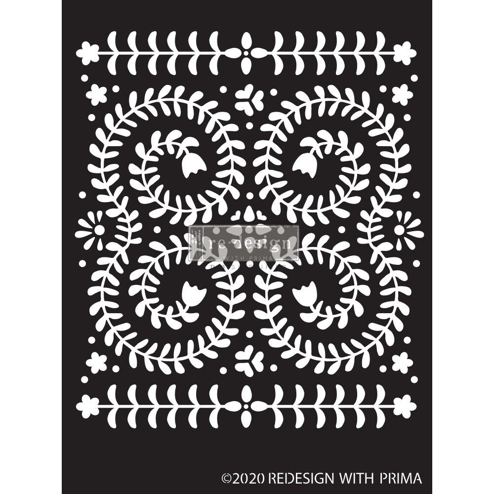 Decor Stencil - Elegant Vine | 1 pc-9”x13.5” | Redesign with Prima