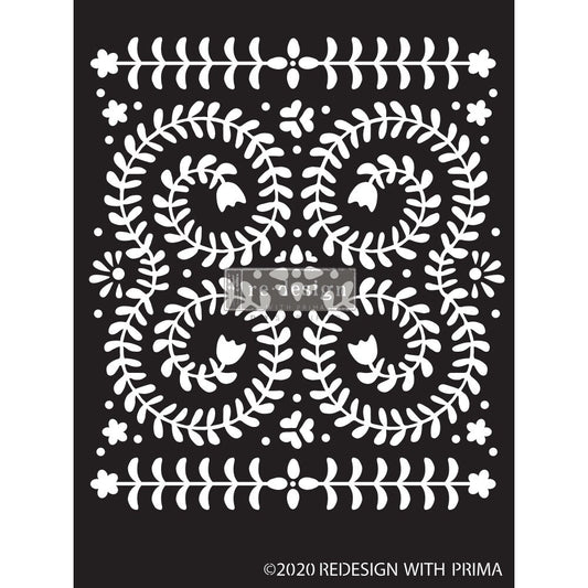 Decor Stencil - Elegant Vine | 1 pc-9”x13.5” | Redesign with Prima