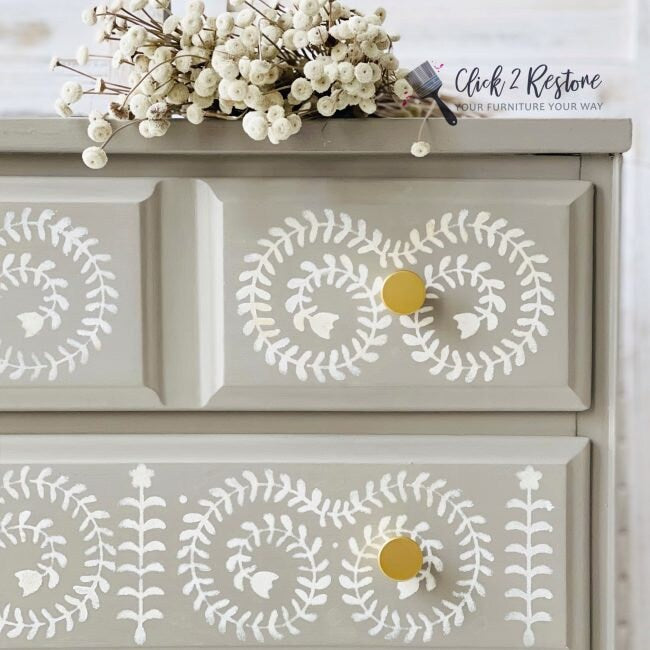 Decor Stencil - Elegant Vine | 1 pc-9”x13.5” | Redesign with Prima