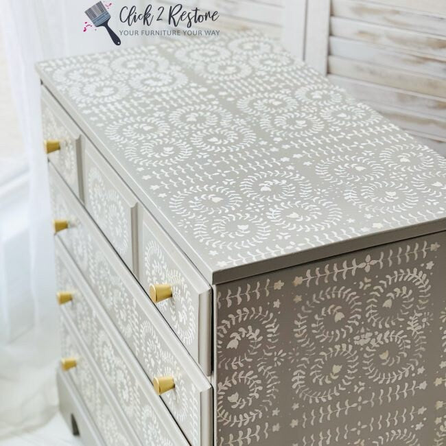 Decor Stencil - Elegant Vine | 1 pc-9”x13.5” | Redesign with Prima