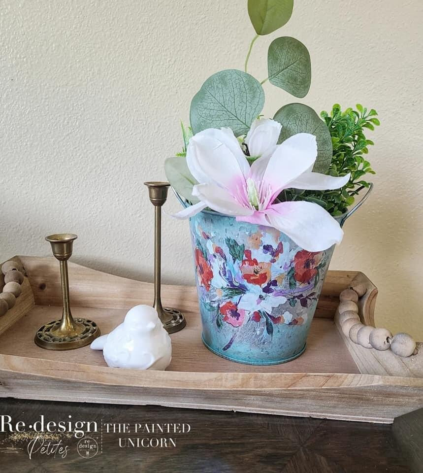 H2O Transfer - Brilliant Blooms | 8.5"x11" | Redesign with Prima