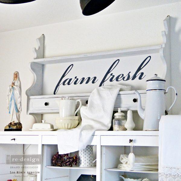 Large Decor Transfers® - Farm Fresh | Reduced Price | 8″X 28″ | Redesign with Prima