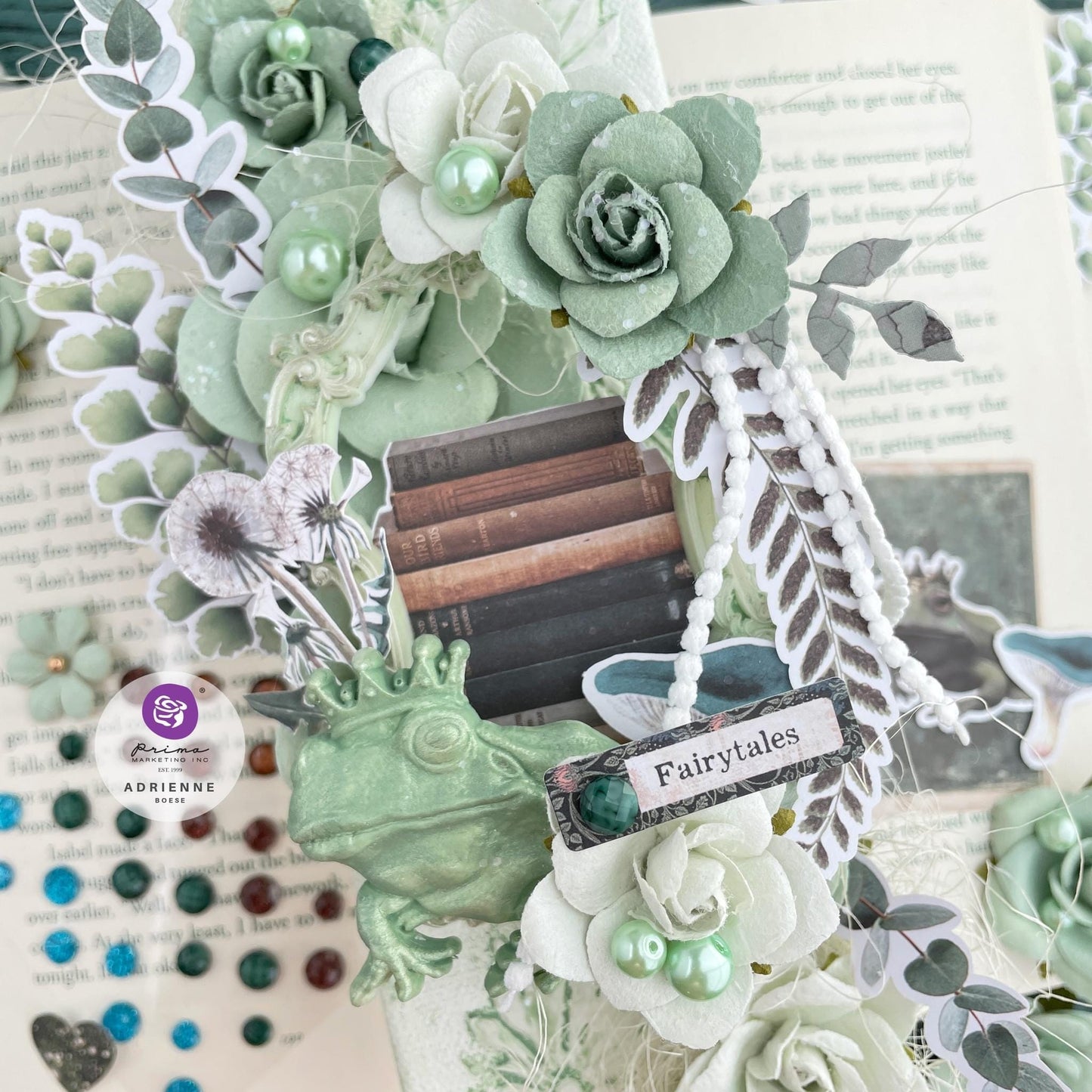 Nature Academia Collection Flowers - Mystical, 12 pcs | Three Girls Tale | Prima Marketing Inc.