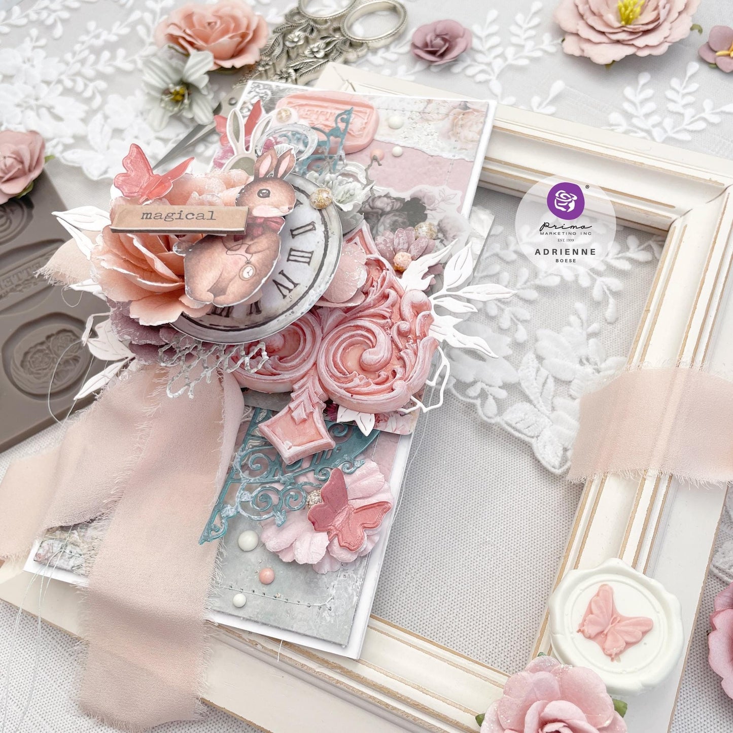 Lost in Wonderland Decor Mould® - Deck of Cards | 5”x8” | Three Girls Tale |Prima Marketing Inc