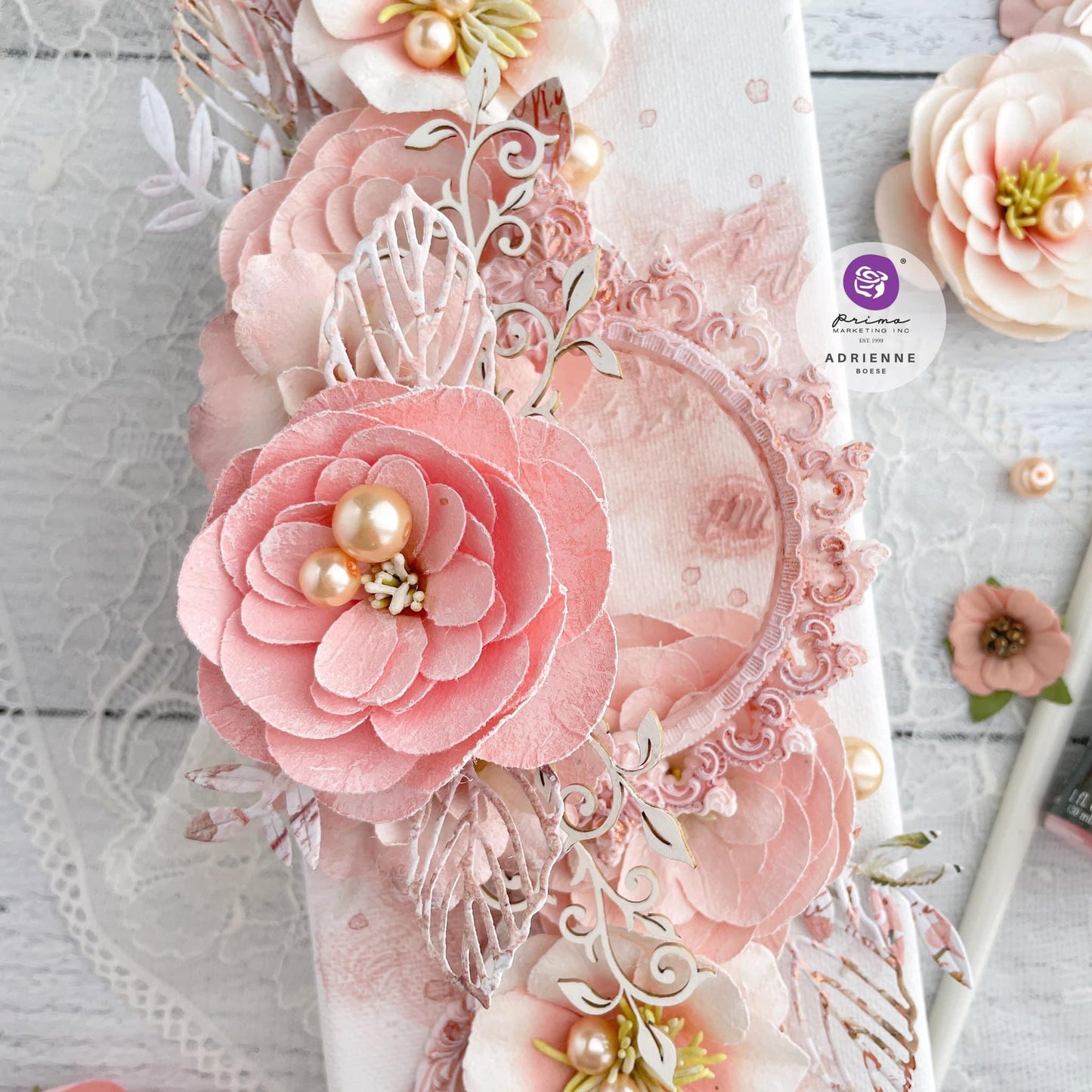 Bohemian Heart Collection Flowers - Wild at Heart, 12 pcs | Prima Marketing Inc.