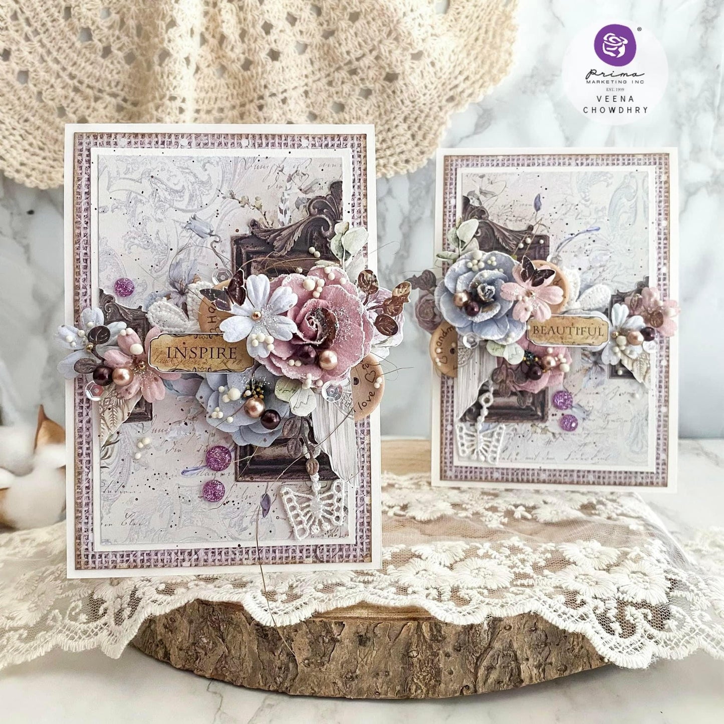 Bohemian Heart Collection Flowers - Wild Instinct, 48 pcs | Prima Marketing Inc.
