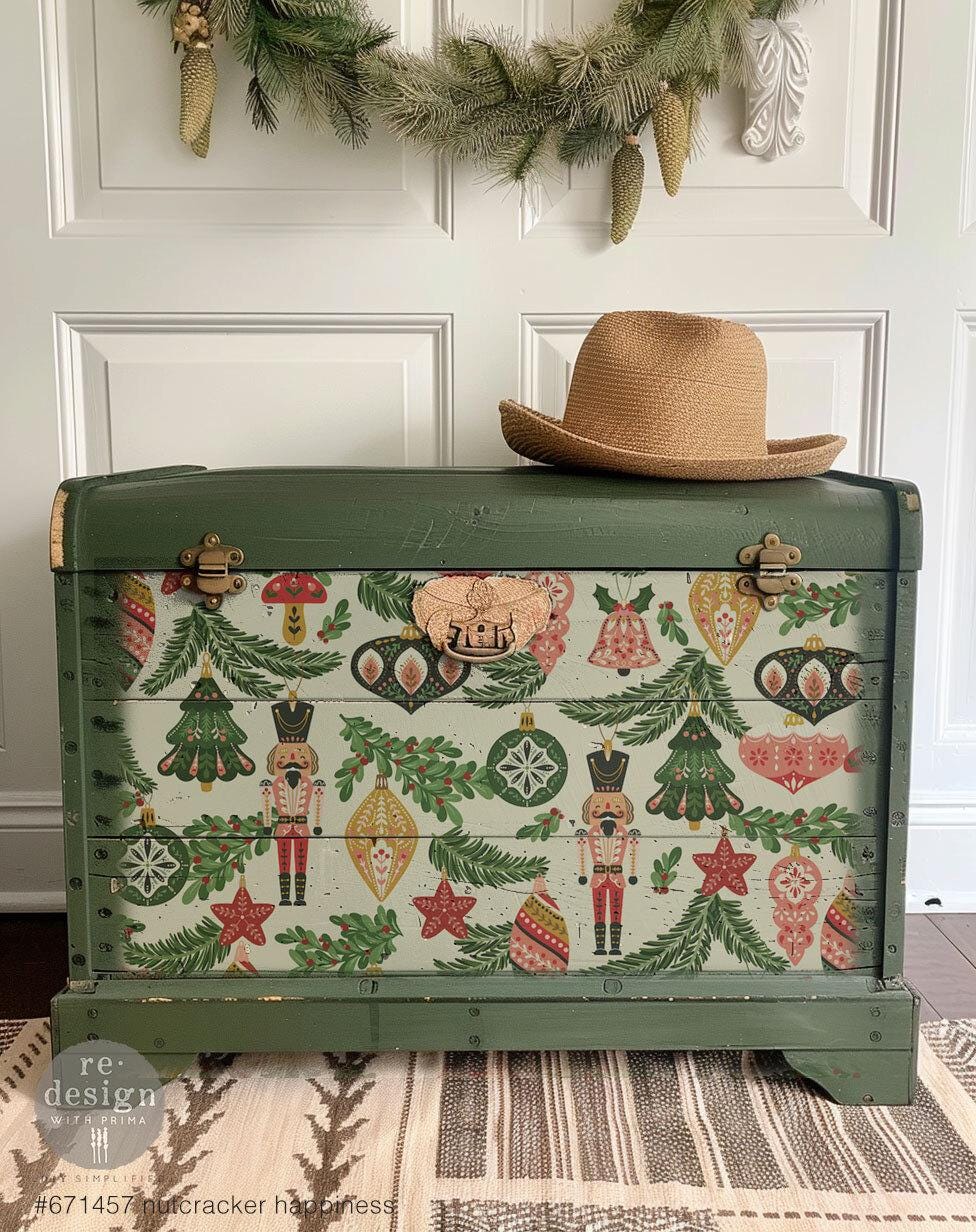 A3 Decoupage Fiber - Nutcracker Happiness | 3 sht, 11.7” x 16.5” each | Redesign with Prima