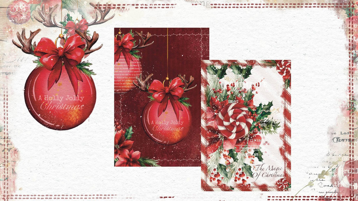 From the North Pole Collection Journaling Notecards, 4”x6” | 45 sheets | Prima Marketing Inc
