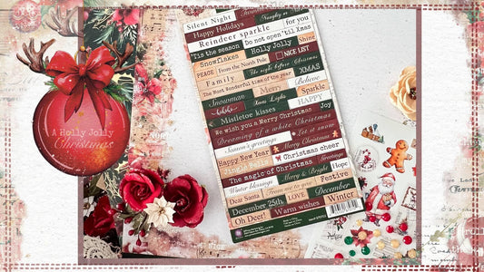 From the North Pole Chipboard Stickers, 49 pcs  | 3 Girls Tale | Prima Marketing, Inc.