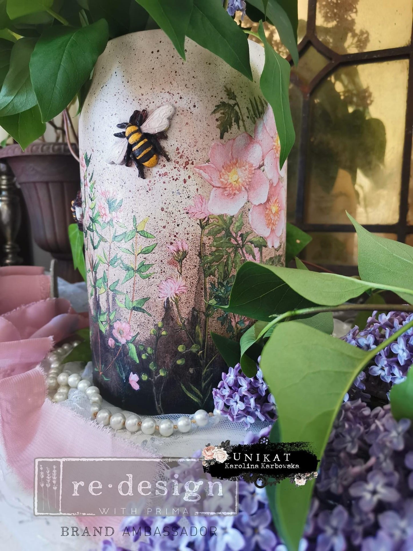 Decor Mould® - Buzzing Bees | 5”x8”x8mm | Redesign with Prima