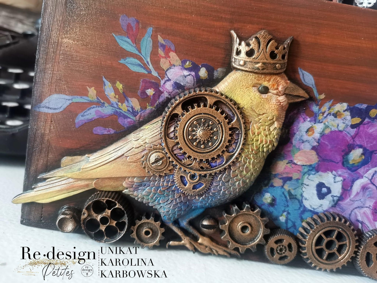 Decor Mould® - Clockwork Sparrows | Finnabair | 5”x8”x8mm | Redesign with Prima