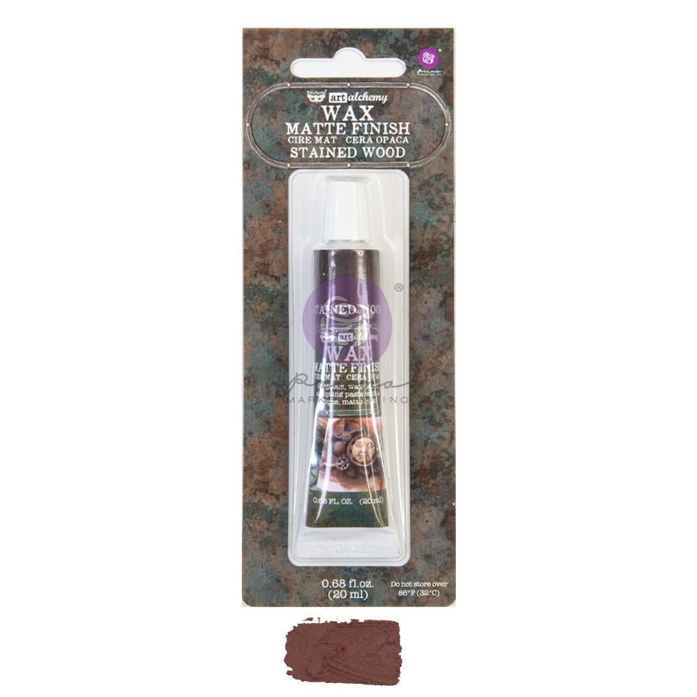 Matte Wax - Stained Wood | 20ml | Finnabair | Redesign with Prima