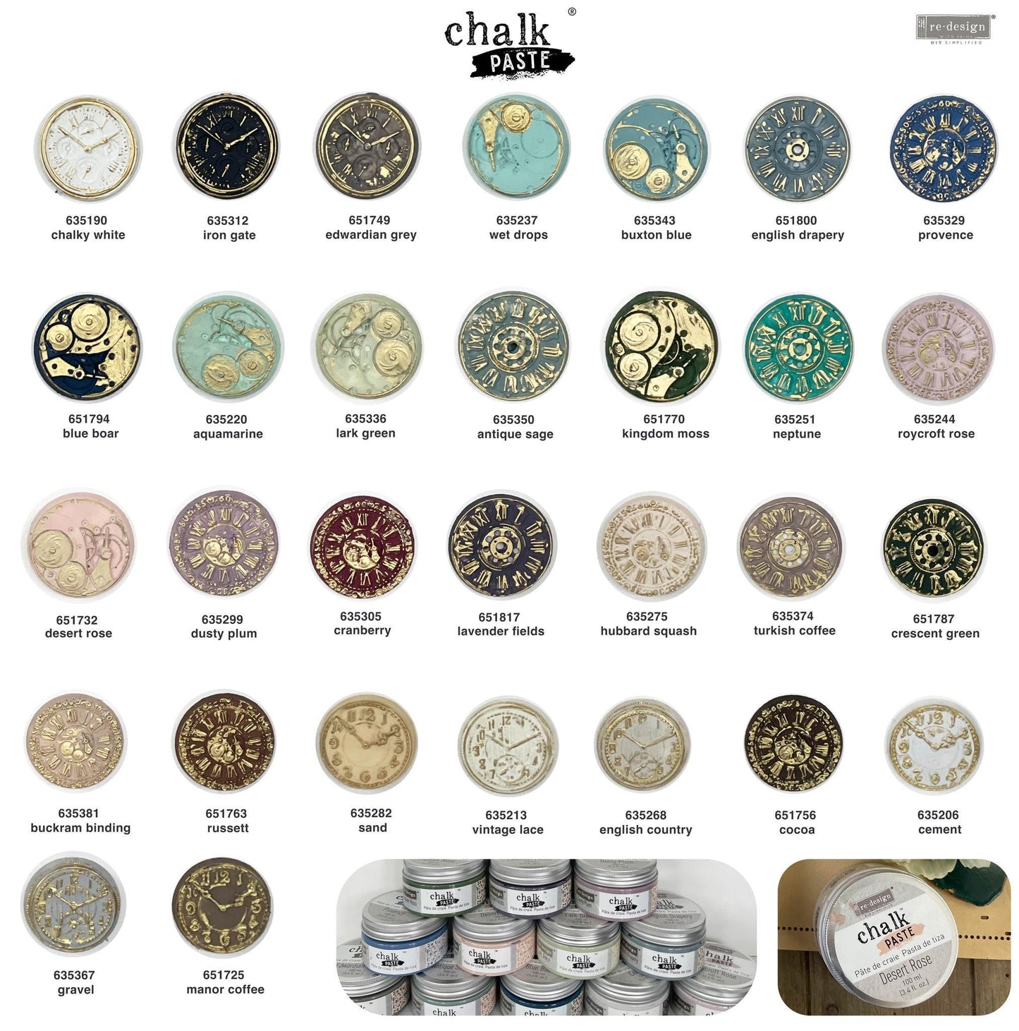 Chalk Paste - Lavender Fields | 1 Tin, 10 ml/3.4 oz. | Redesign with Prima