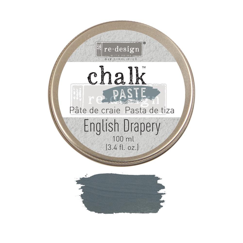 Chalk Paste - English Drapery | 1 Tin, 10 ml/3.4 oz. | Redesign with Prima