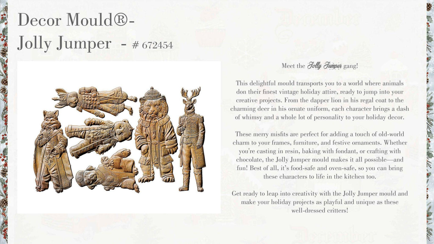 Decor Mould® - Jolly Jumper | 5”x8”x8mm | Redesign with Prima