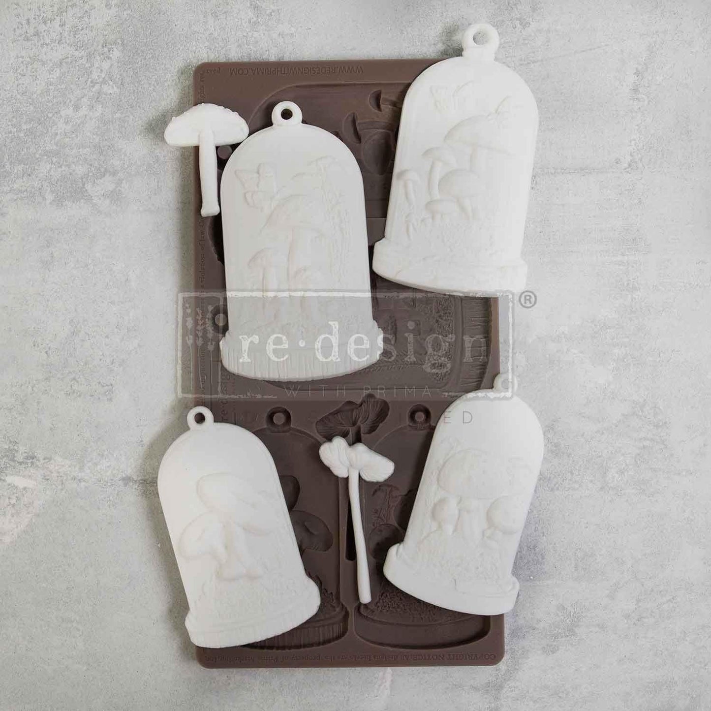 Decor Mould® - Enchanted Shroom | 5”x10”x 8mm | Wonderland | Redesign with Prima