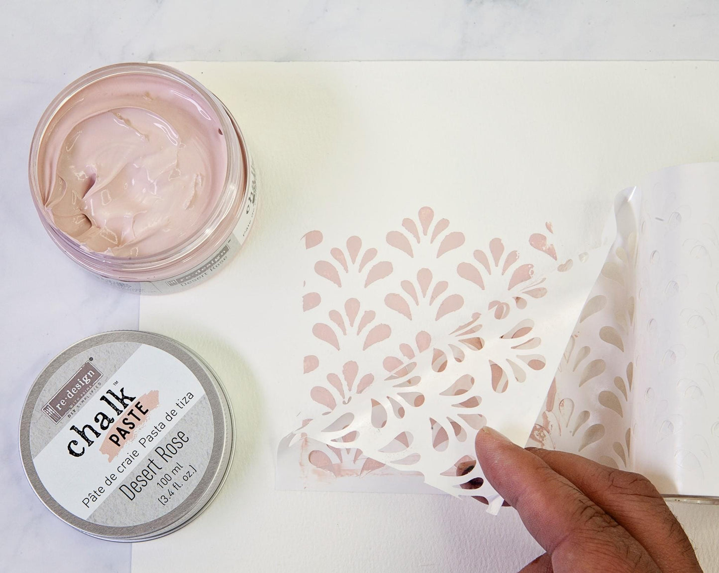 Chalk Paste - Desert Rose | 1 Tin, 10 ml/3.4 oz. | Redesign with Prima