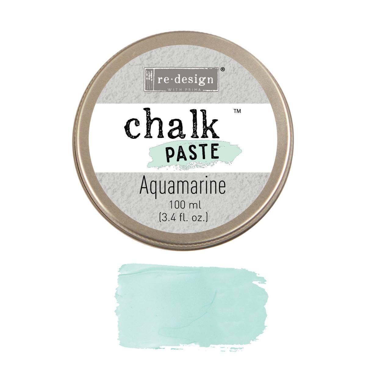 Chalk Paste - Aquamarine | 1 Tin, 100 ml/3.4 oz. | Redesign with Prima