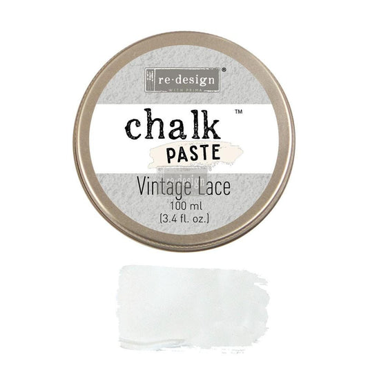 Chalk Paste- Vintage Lace | 1 Tin, 10 ml | Redesign with Prima