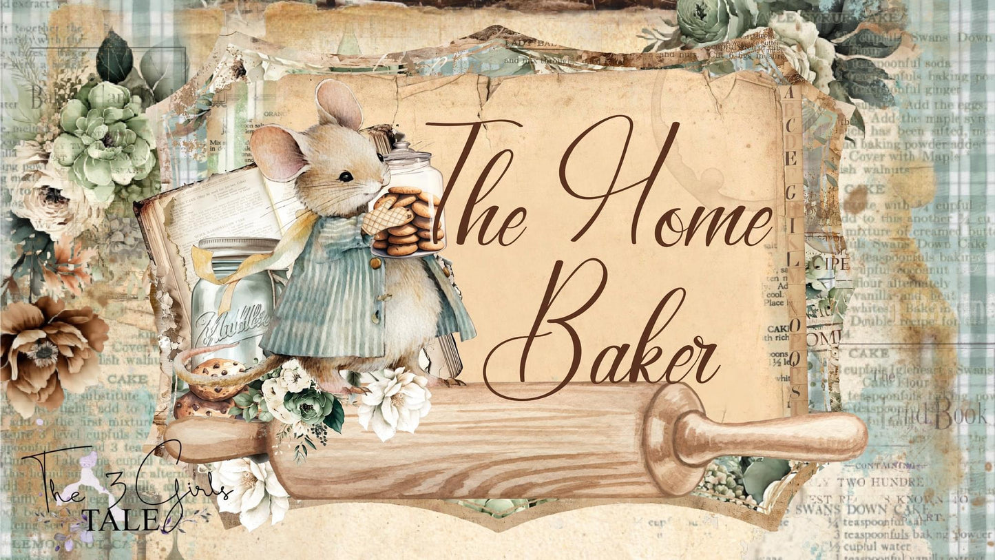 The Home Baker Collection Chipboard Stickers, 49 pcs | Prima Marketing Inc