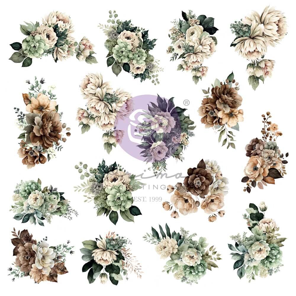 The Home Baker Collection Ephemera | Ephemera Garden | 32 pcs |Prima Marketing, Inc.