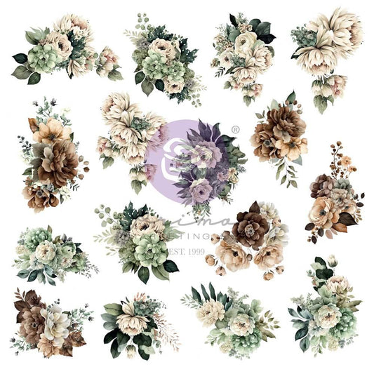 The Home Baker Collection Ephemera | Ephemera Garden | 32 pcs |Prima Marketing, Inc.