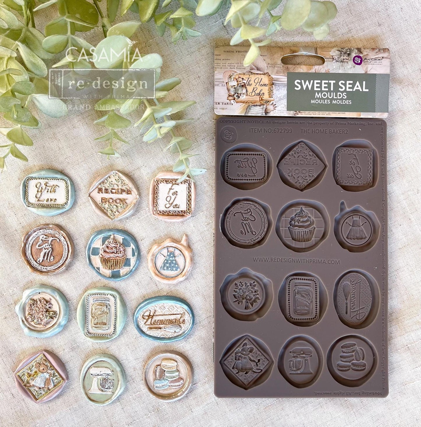 The Home Baker Collection - Sweet Seal Decor Mould | 5”x8”x8mm | Prima Marketing Inc