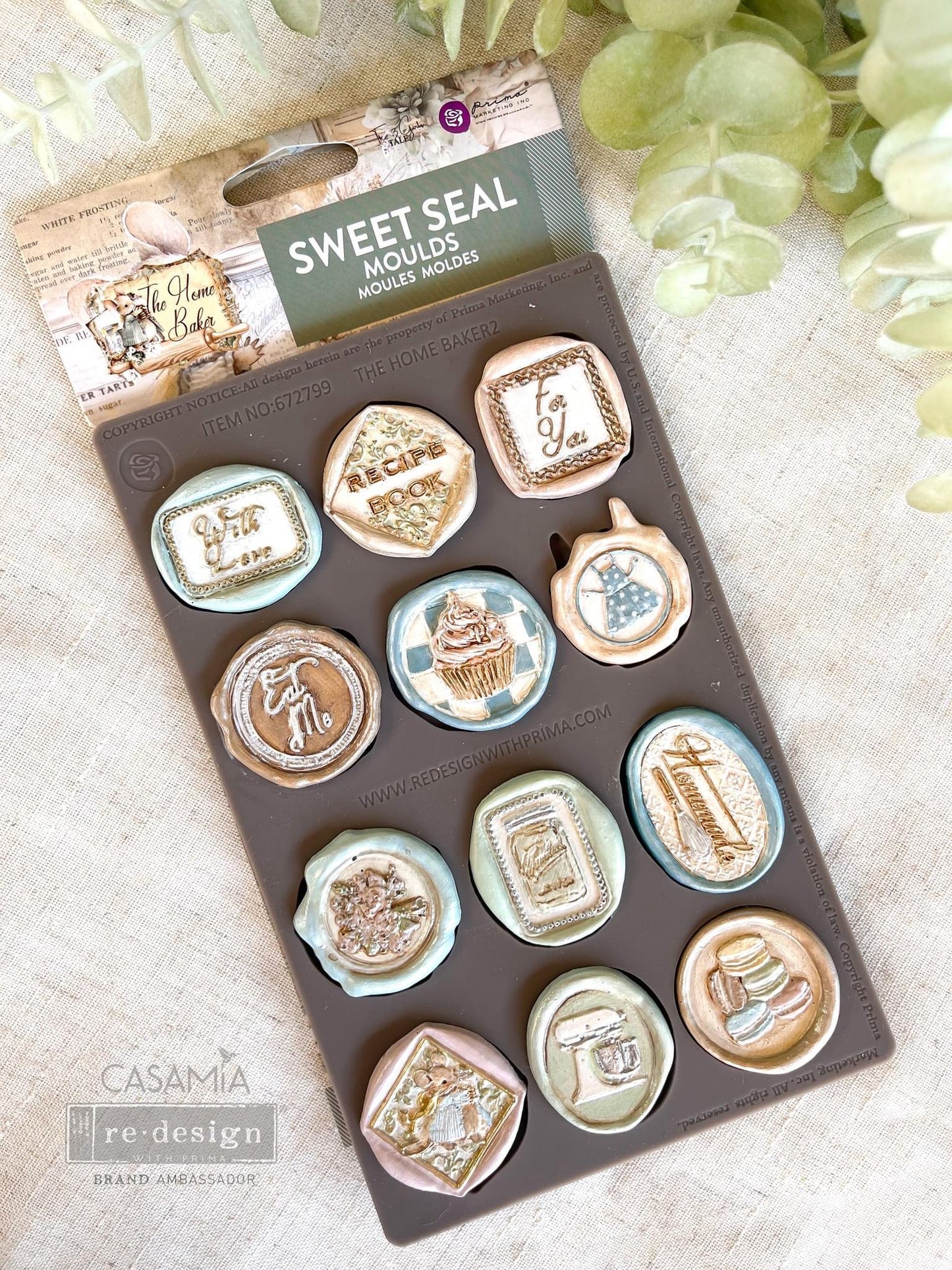The Home Baker Collection - Sweet Seal Decor Mould | 5”x8”x8mm | Prima Marketing Inc