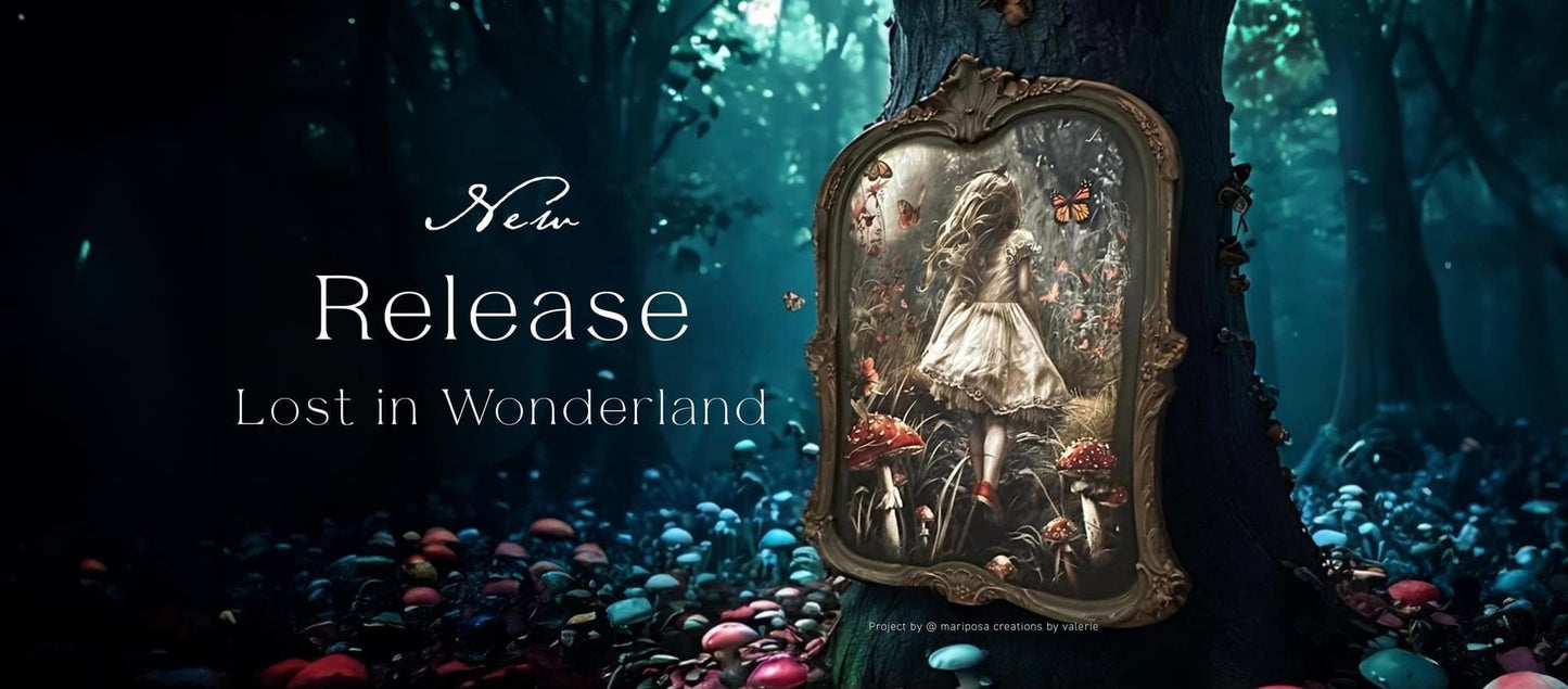 Decoupage Tissue Paper - Wonderland Whimsy | 19.5”x30” | Alice in Wonderland | Redesign with Prima