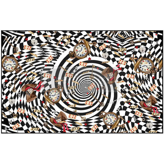 Decoupage Tissue Paper - Tea Party Whirlwind | 19.5”x30” | Wonderland | Redesign with Prima