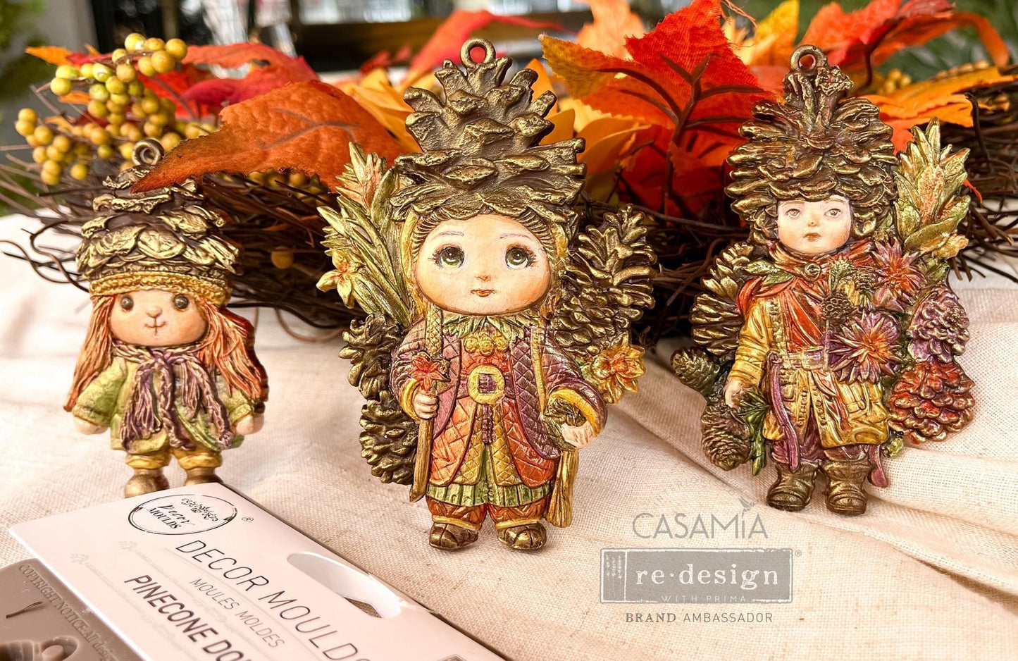 Decor Mould® - Pinecone Dolls | 5”x8” | Redesign with Prima