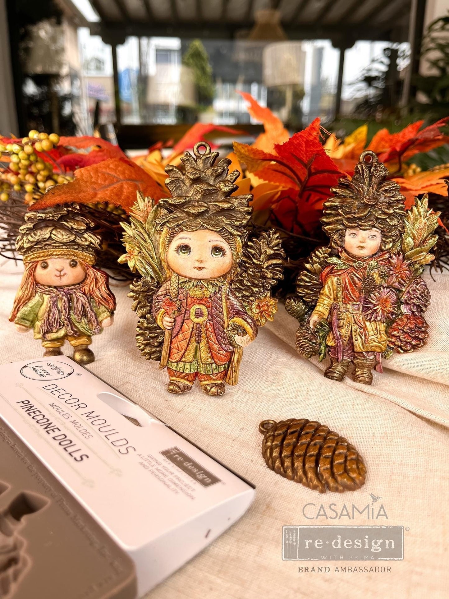 Decor Mould® - Pinecone Dolls | 5”x8” | Redesign with Prima