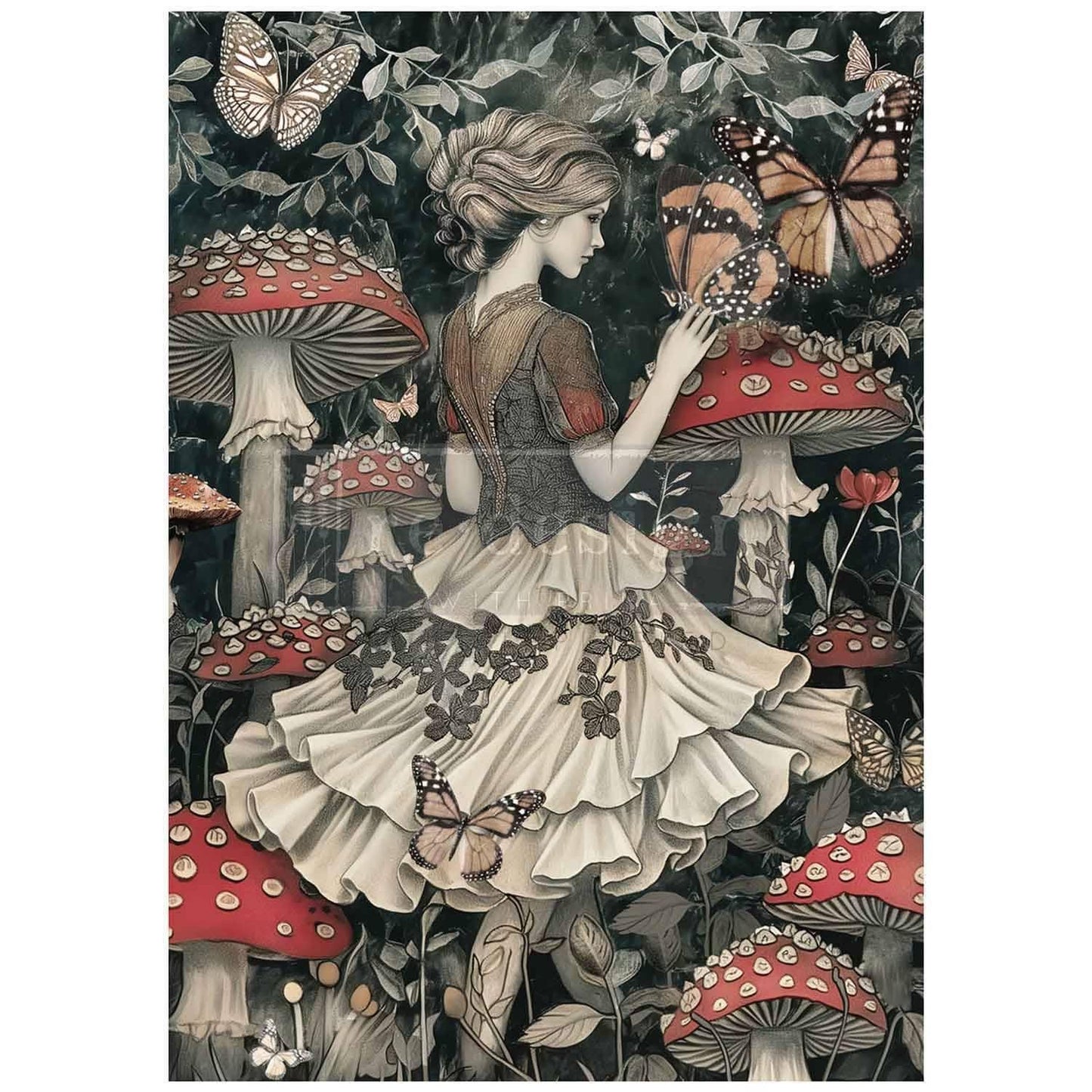 A1 Decoupage Fiber - Enigmatic Realm | 1 sheet, 24.3”x33.1” | Redesign with Prima