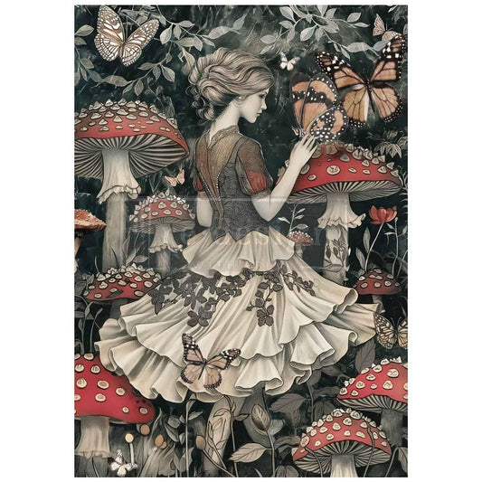 A1 Decoupage Fiber - Enigmatic Realm | 1 sheet, 24.3”x33.1” | Redesign with Prima