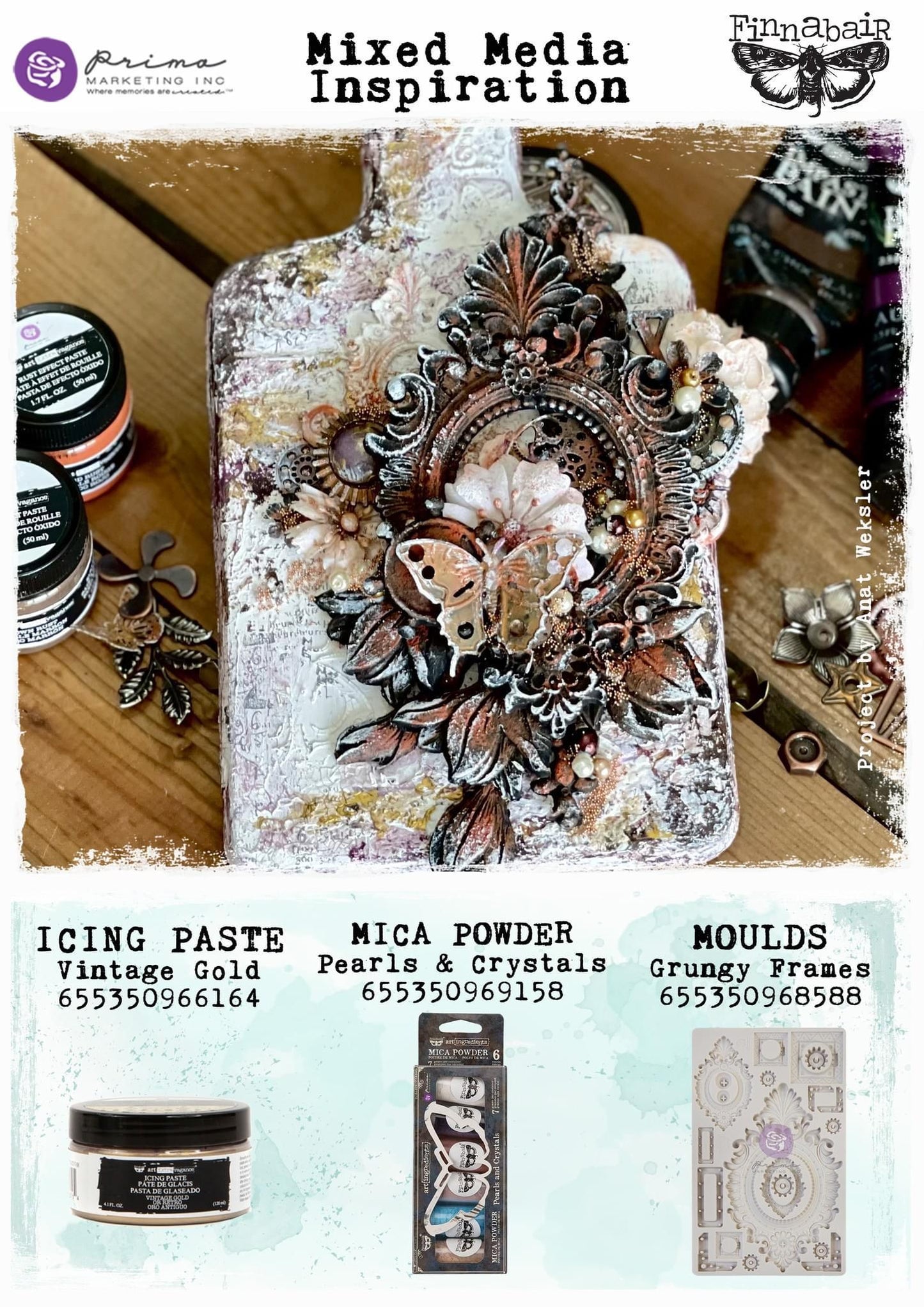 Mixed Media Project: Super Heavy Body Gel-Transparent | Art Basics | 250mL | Prima Marketing, Inc.