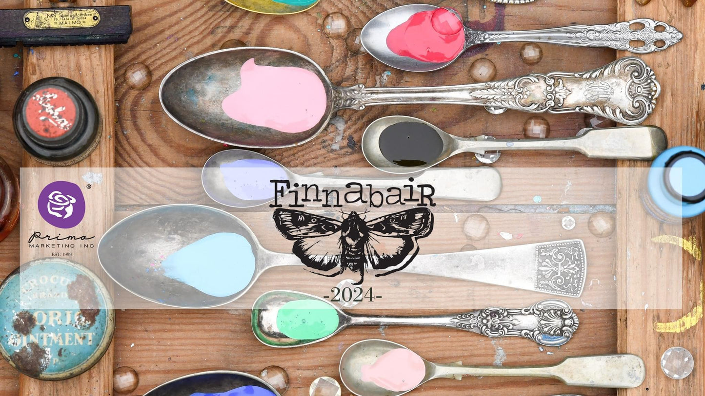 Liquid Acrylic Paint Set - Juicy | 3 bottles, 30mL each | Finnabair | Redesign with Prima