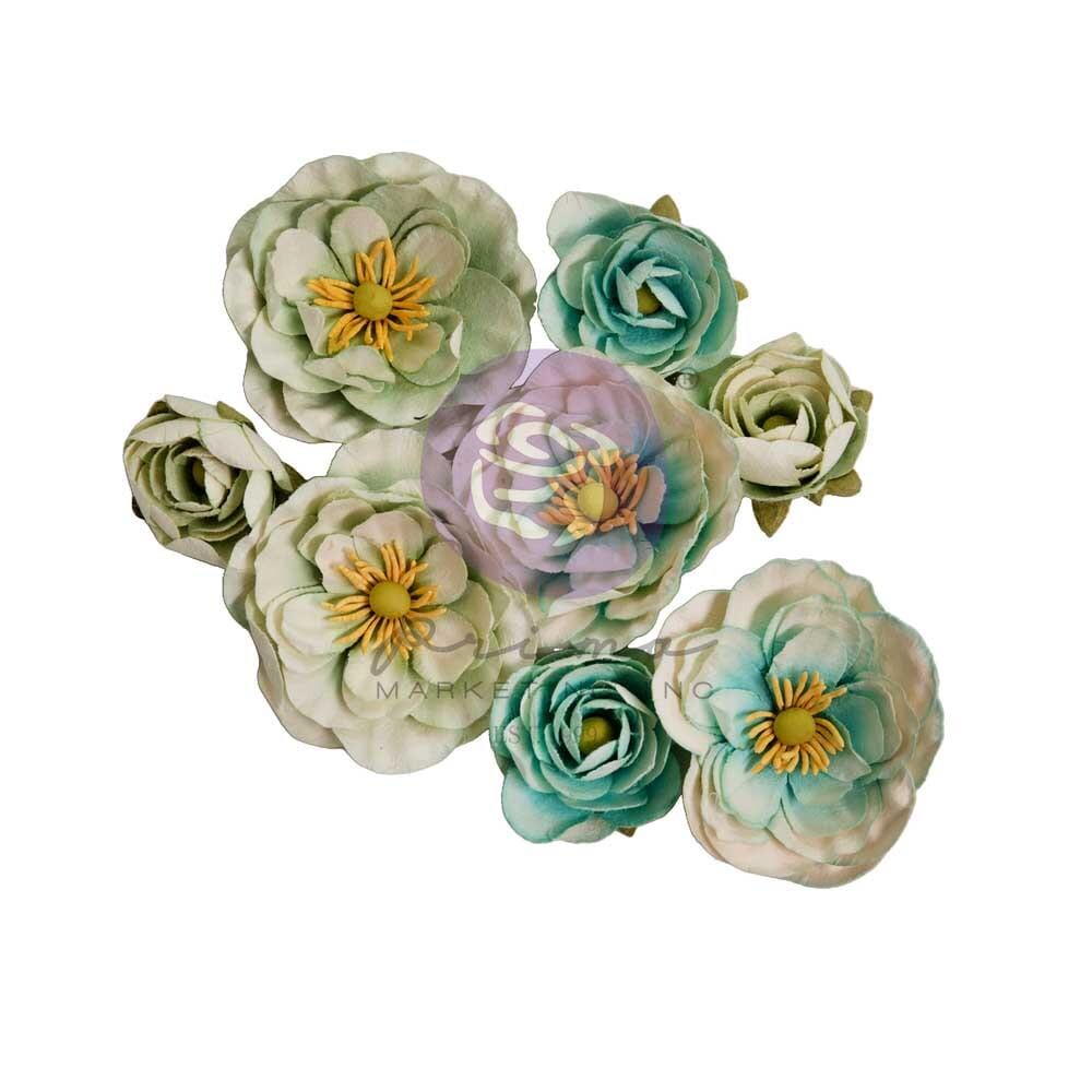 The Home Baker Collection Flowers - Whisked Garden, 8 pcs | Three Girls Tale | Prima Marketing Inc