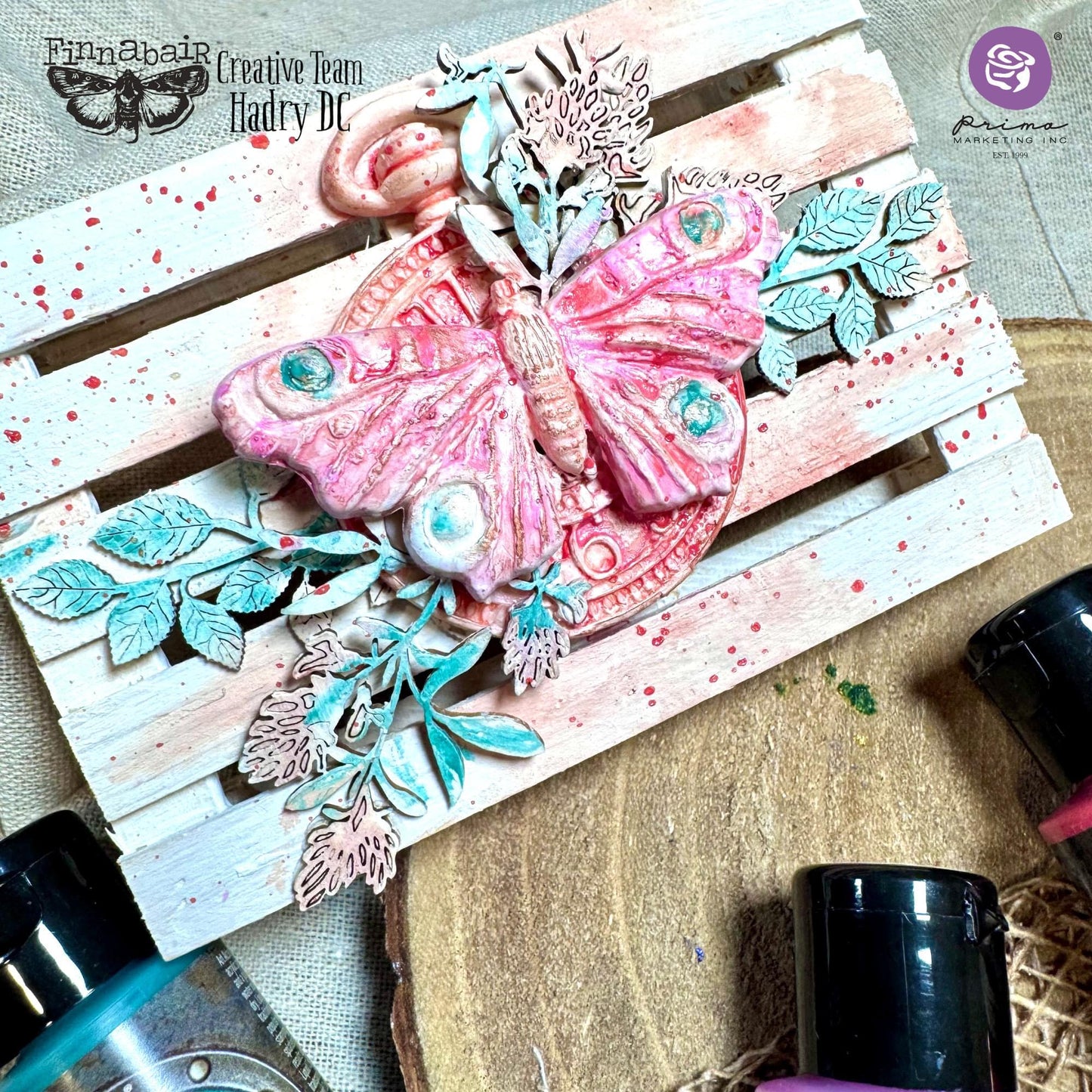 Liquid Acrylic Paint Set - Dreamy | Finnabair | 3 bottles, 1 fl oz, 30ml each | Redesign with Prima