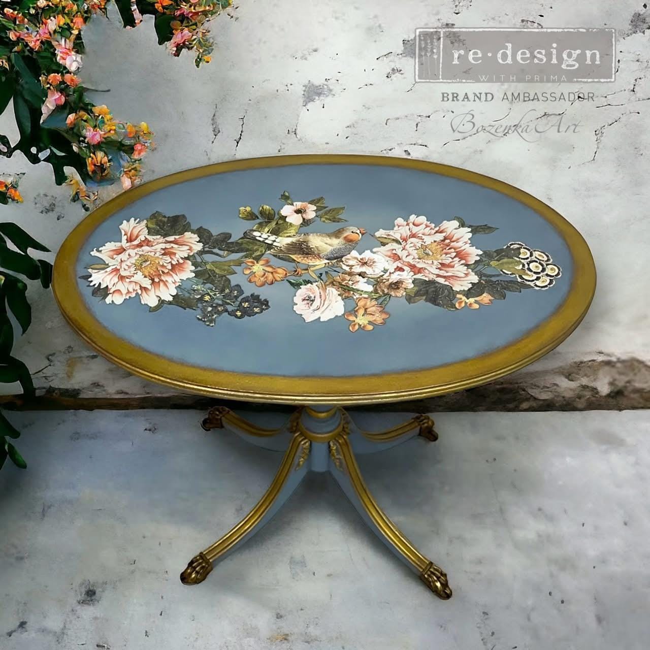 Large Decor Transfers® - Elegance and Flowers | 30”x44”-6 sheets | Reduced Price | Redesign with Prima