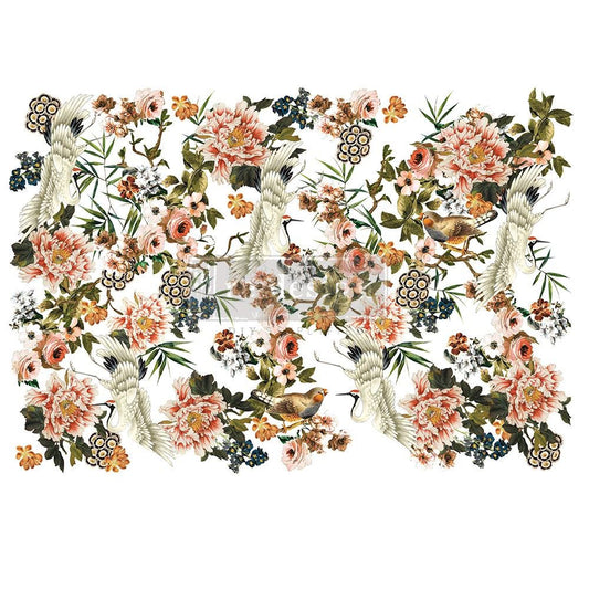 Large Decor Transfers® - Elegance and Flowers | 30”x44”-6 sheets | Reduced Price | Redesign with Prima