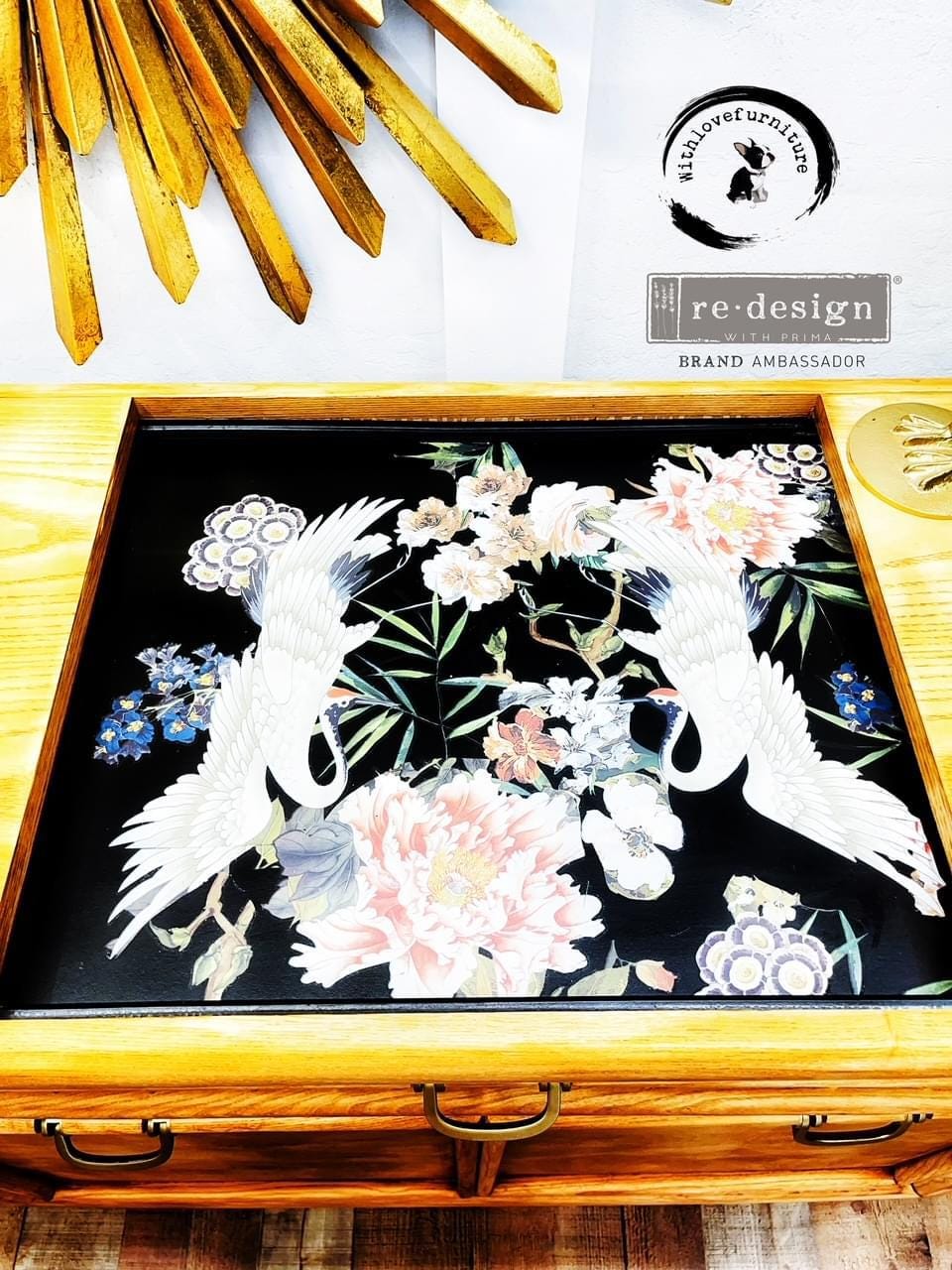 Large Decor Transfers® - Elegance and Flowers | 30”x44”-6 sheets | Reduced Price | Redesign with Prima