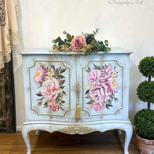 Large Decor Transfers® - Rose Quartz | 24 x 30, 3 sheets | Reduced Price | Redesign with Prima