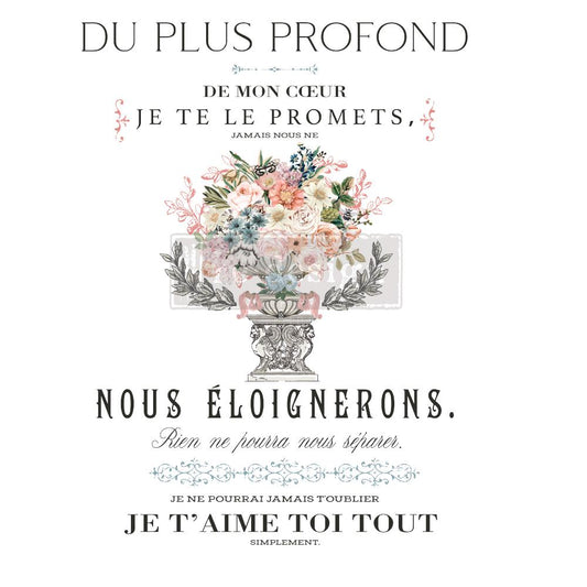 Large Decor Transfers® - Royal Bouquet | Reduced price | 24 x 35” | Redesign with Prima