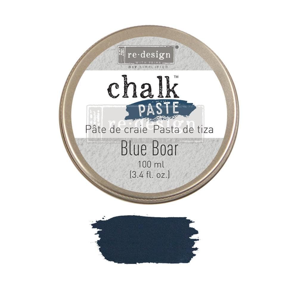 Chalk Paste - Blue Boar | 1 Tin, 100 ml/3.4 oz. | Redesign with Prima