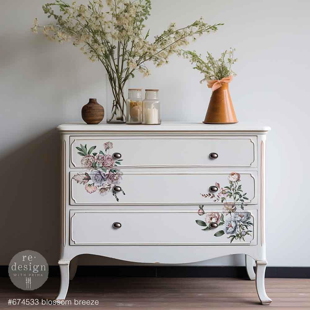 Mini Decor Transfers® - Blossom Breeze | 3 sheets, 6” x 12” | Redesign with Prima